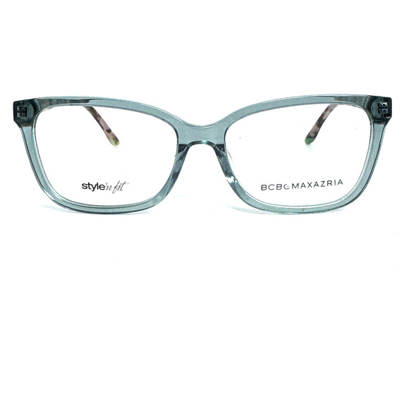 BCBG Max Azaria Sylvie Teal Green 55mm New Authentic Eyeglass Frame H16726